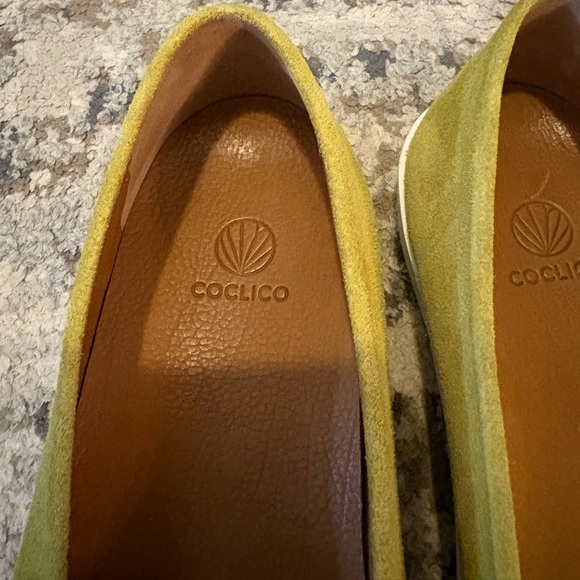 COCLICO Olive Green Flats - Picture 6 of 11